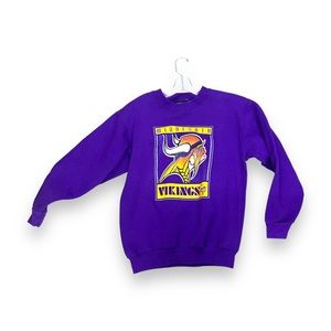 Kids Large Minnesota Vikings Crewneck